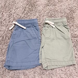 Kids Old Navy Shorts Bundle - Blue and Green Small 6/7 years
